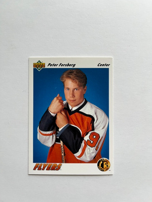 1991-92 Upper Deck Rookie Peter Forsberg #64