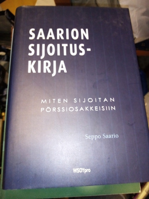 SAARIO :  SAARION SIJOITUSKIRJA ( SIS POSTIKULU  )