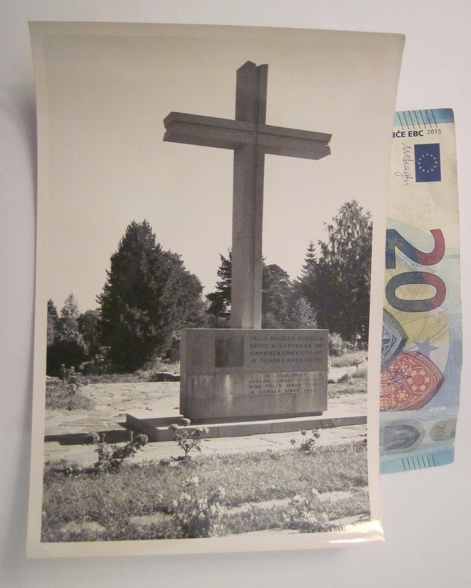 Postikortin Alkup. Valokuva Kiuruvesi 1950-l