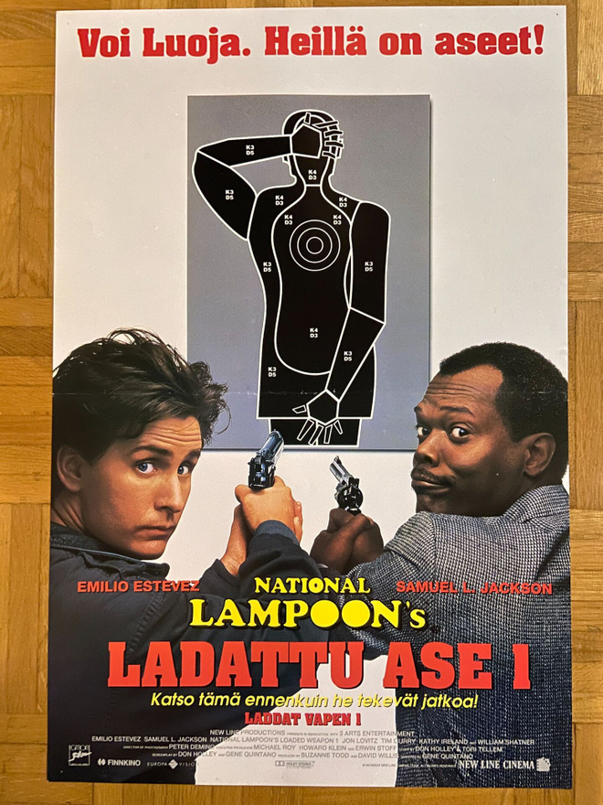 Vanha elokuvajuliste: Ladattu ase 1