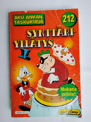 Synttäriyllätys - Aku Ankka taskukirja 212