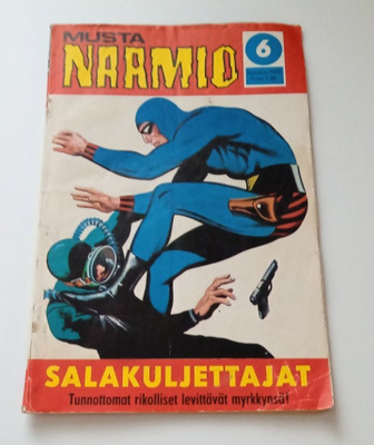 Mustanaamio 5 kpl 1970-1972