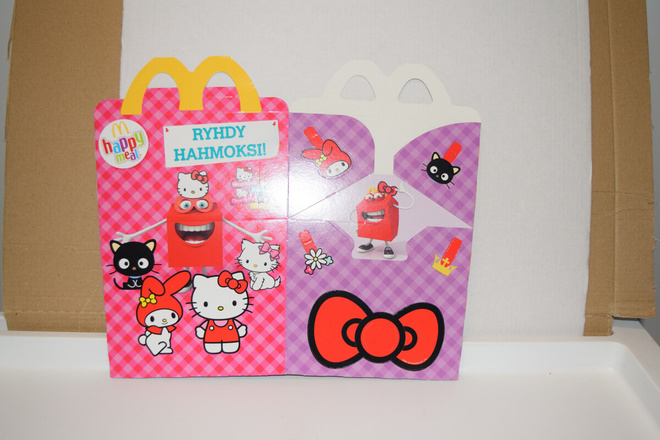Mcdonalds's Happy meal laatikko hello kitty