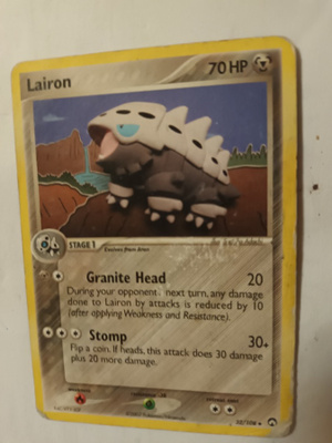 Lairon #32 Pokemon Power Keepers 2007 Pokémon/Nintendo card