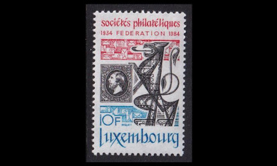 Luxemburg 1091 ** Filatelistiyhdistys 50v (1984)