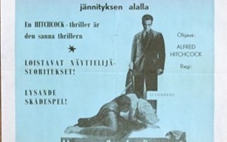Elokuvajuliste: Minä tunnustan (Alfred Hitchcock)