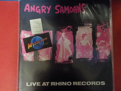 ANGRY SAMOANS - LIVE AT RHINO RECORDS EX+/EX+ LP