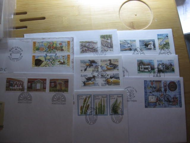 Åland FDC-kuoria kasa hyviäkin