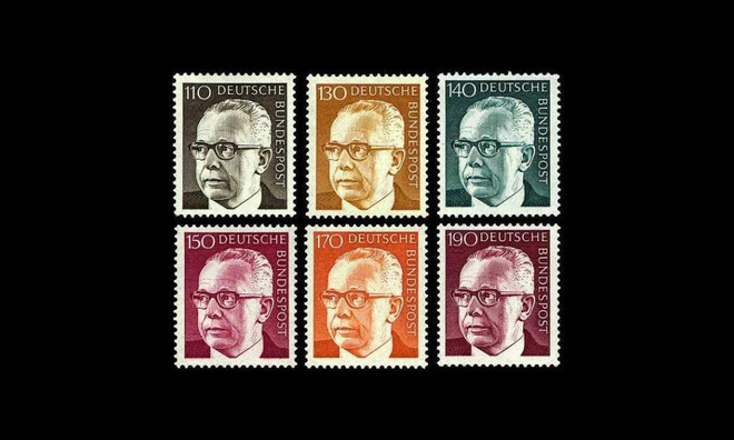 Saksa 727-32 ** Käyttösarja Heinemann (1972)