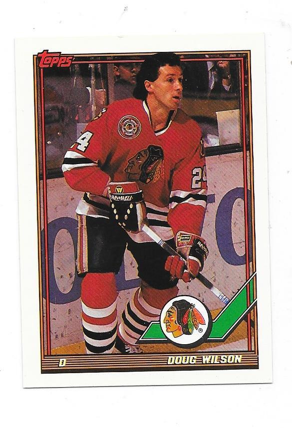 1991-92 Topps #49 Doug Wilson Chicago Blackhawks