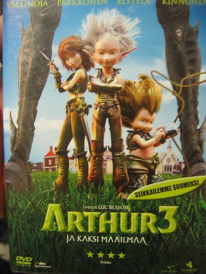 ARTHUR 3 JA KAKSI MAAILMAA DVD