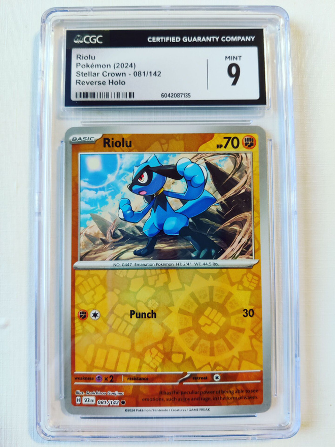 Riolu Stellar Crown 081/142 CGC 9