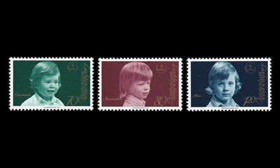 Liechtenstein 620-2 ** Kuninkaalisia kuvia (1975)