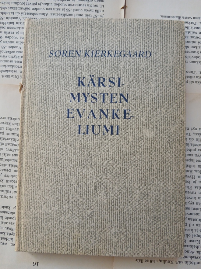Sören Kierkegaard - Kärsimysten evankeliumi (sid.)