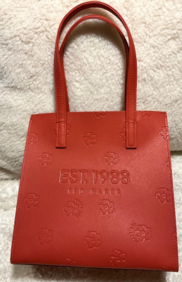 TED BAKER LUKICON  FLORAL ICON TOTE laukku oranssi