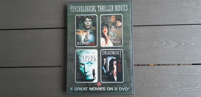 DVD: Psychological Thriller Movies, 4 elokuvaa, 2×DVD
