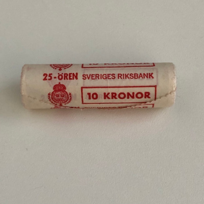 Ruotsi 25 Ören 1977 kolikkorulla