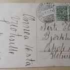 Pientä flirttiä sillalla, vanha väripk, p. 1911 - pikkukuva 2