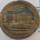 VANHA Reliefi Viipuri Arkisto 1920-l Sign BL - pikkukuva 1