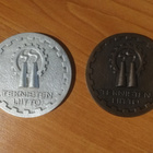 Teknisten liitto - mitalit 2 kpl ( hopea ja pronssi ) - pikkukuva 1