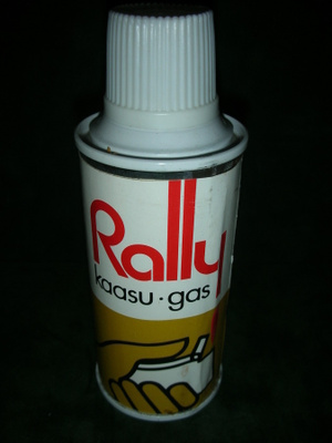 vanha Rally kaasupullo sytkäreille