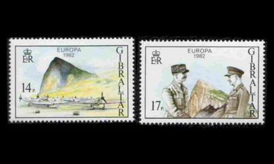 Gibraltar 451-2 ** Europa historiallisia tapahtumia (1982)
