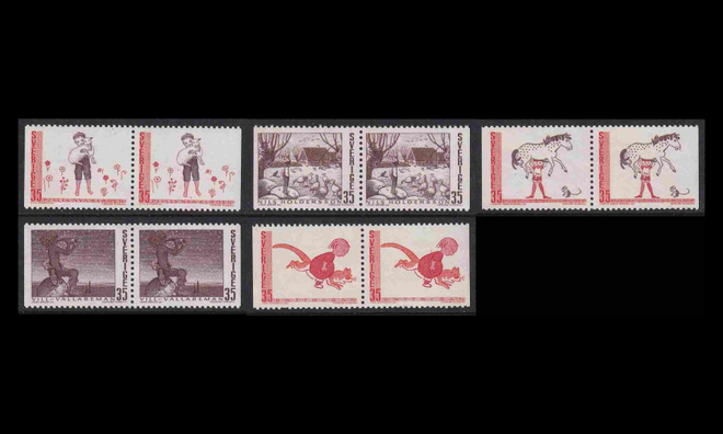 Ruotsi 657-61DD ** Satukuvituksia (1969)