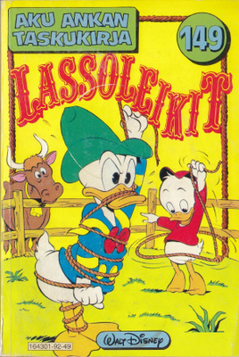 Aku Ankan Taskukirja 149 Lassoleikiti (1p. 1992)