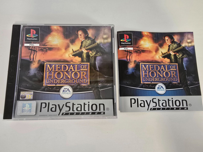 Medal Of Honor: Underground (PS1) (CIB) Platinum