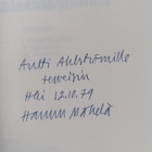 Hannu Mäkelä : Illan varjo (signeerattu, tekijän omiste) - pikkukuva 3