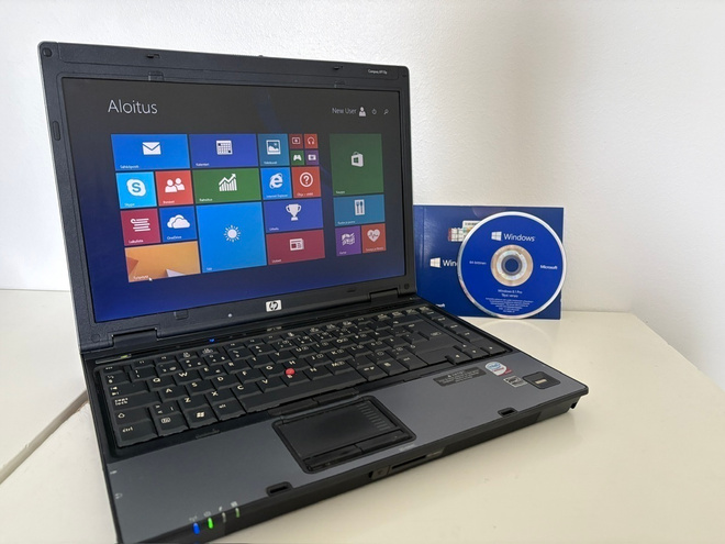 HP Elitebook 6910p,  uusi 240 Gt SSD , Win 8.1 pro!
