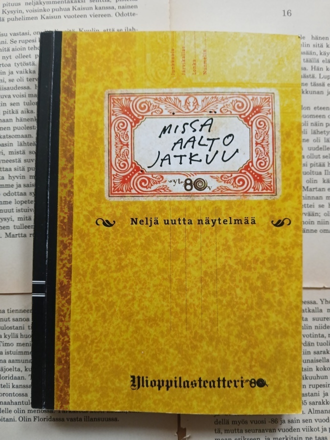 Missä aalto jatkuu • neljä uutta näytelmää (nid.)