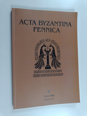 Acta Byzantina Fennica 1/2002
