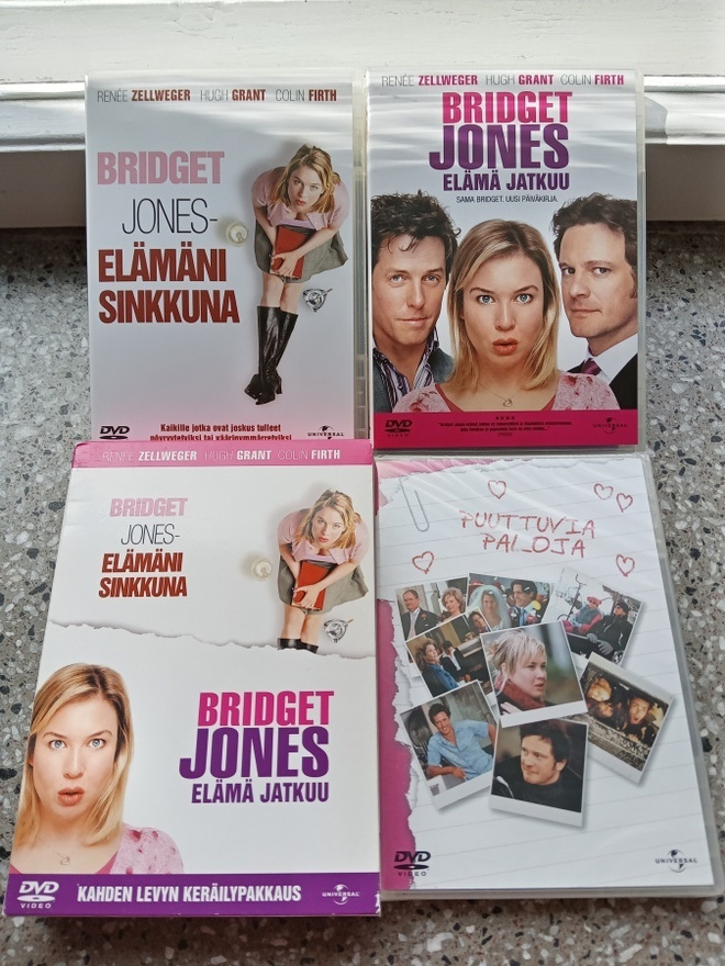Bridget Jones 2 kpl & Puuttuvia paloja