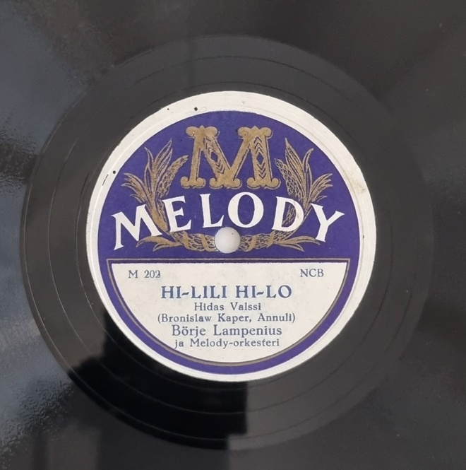 Savikiekko 1954 - Börje Lampenius - Melody M 202