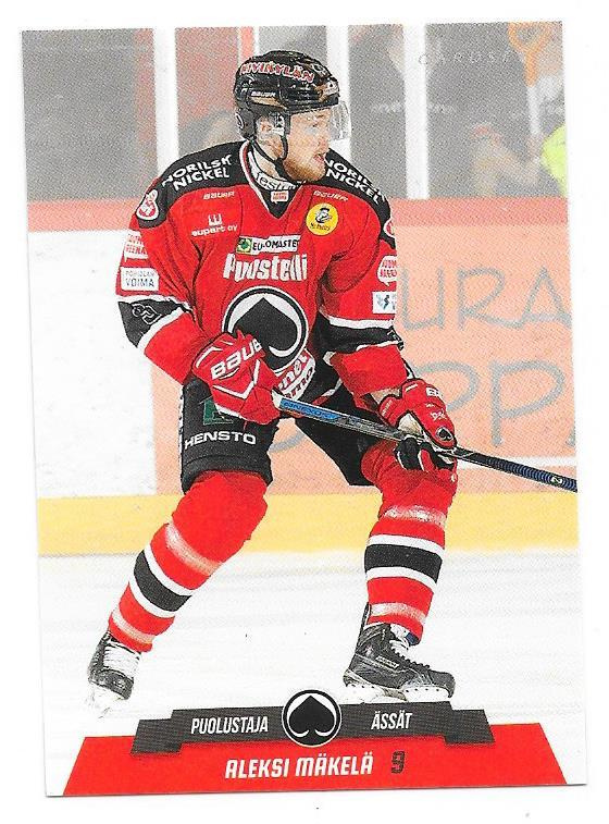 2017-18 CardSet #170 Aleksi Mäkelä Ässät