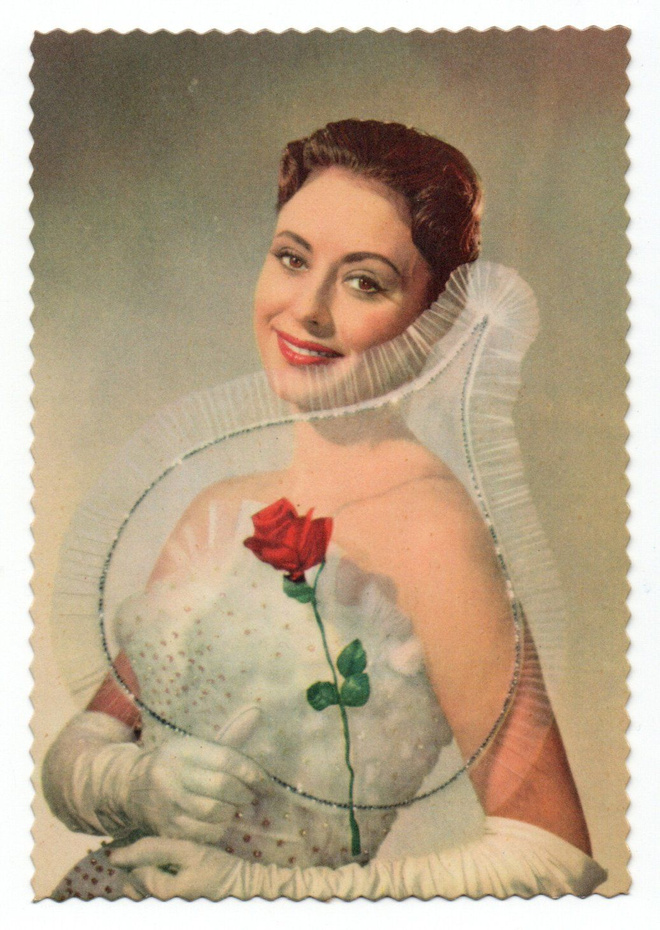 VanhaRosoreuna Postikortti CATERINA VALENTE