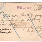 AUSTRAALIA NEW SOUTH WALES KORTTIEHIÖ 1896 KÄÄNNYTYS - pikkukuva 2