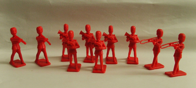 Vintage Coldstream Guards Band Members - sotilaita (10kpl)