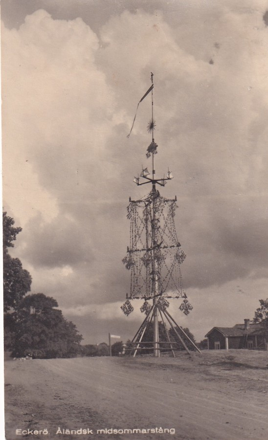 Ahvenanmaa, Eckerö, Älandsk midsommarstång    b568