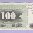 Bosnia Herzegovina 100 dinara v.1992 P-13 - pikkukuva 1