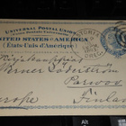 Usa - Porvoo UPU Ehiökortti 1893 26/11 - pikkukuva 1
