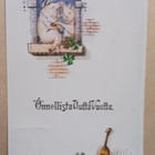 Possupari suutelee ikkunassa, apiloita, Uusi Vuosi p. 1925 - pikkukuva 1
