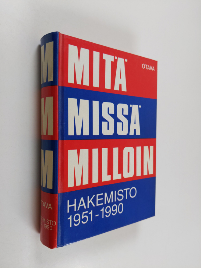 Mitä missä milloin : hakemisto 1951-90