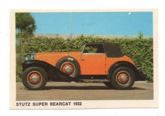 Purkkakuva Hellas Vanhat autot tarrakuvina STUTZ SUPER BEART