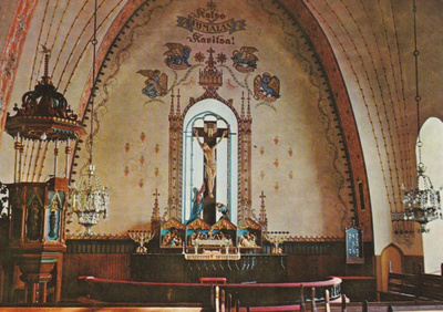 KIRKKOKORTTI - LAMMIN KIRKKO - SISÄKUVA