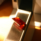 Suuri läpikuultava granaatti 32.87 ct kaneli oranssinruskea - pikkukuva 5