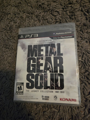 Metal Gear Solid: The Legacy Collection PS3 UUSI/MUOVEISSA