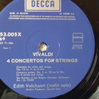 A. Vivaldi - 4 Concertos For Strings LP - pikkukuva 2
