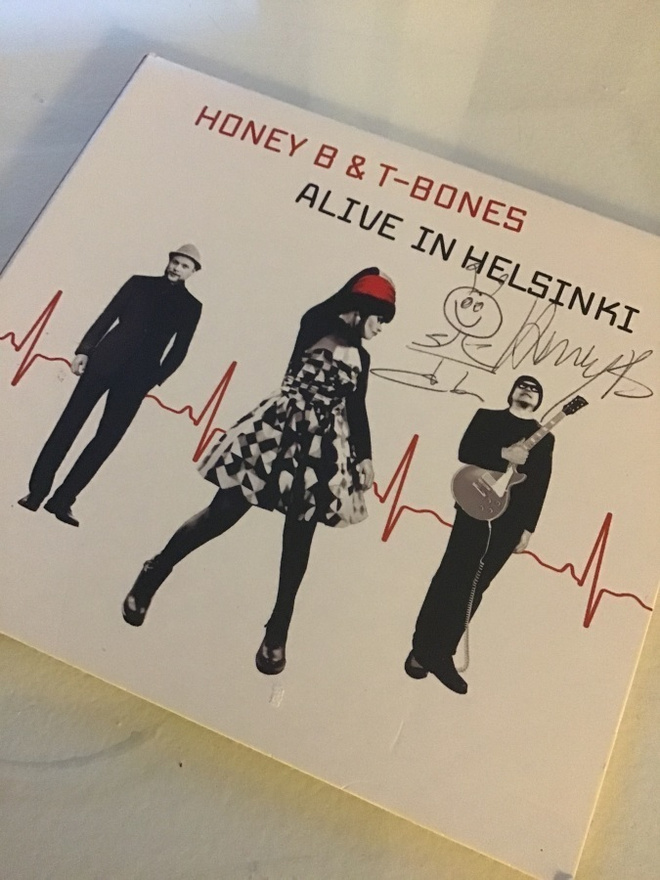 Honey B & t-bones - Alive in Helsinki nimmarilla CD